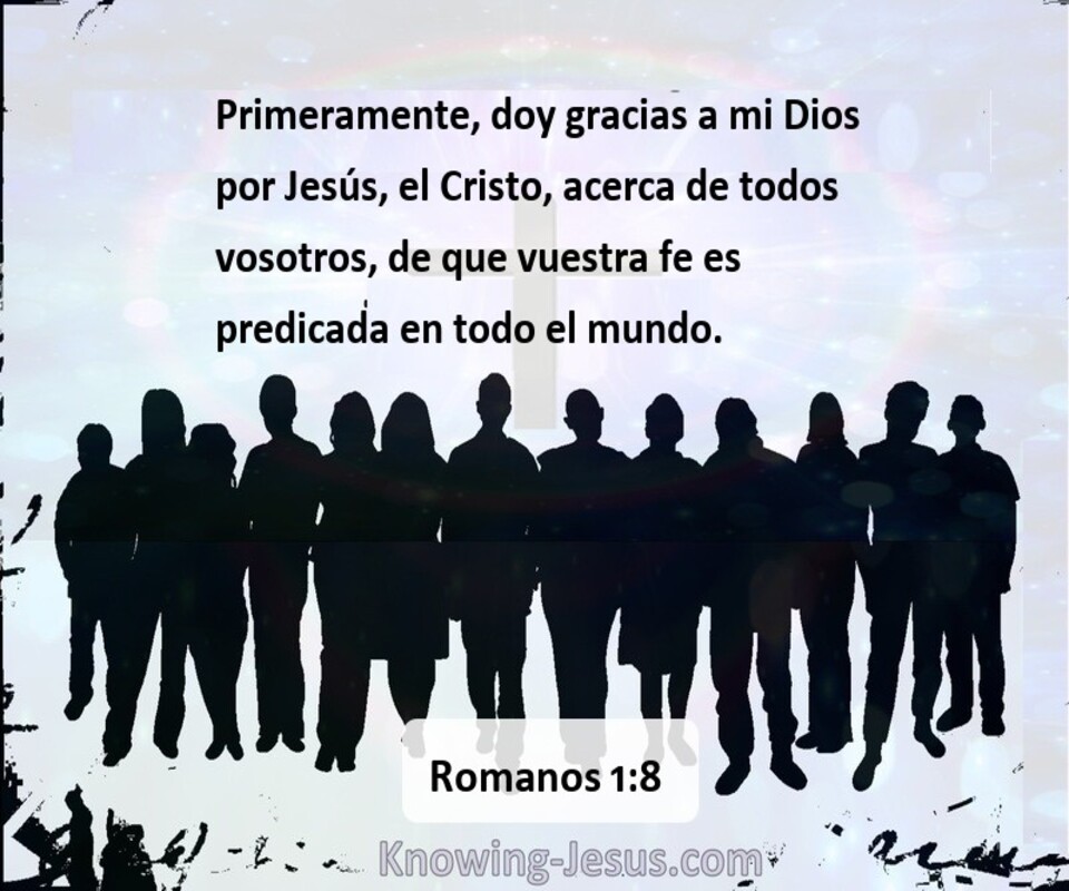 Romanos 1:8 (negro)